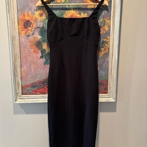 Hello Molly Classic Black Midi Dress